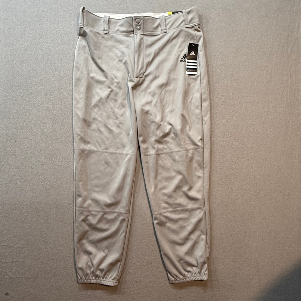NWT Adidas Climalite Soil Release Traditional‎ Cut Baseball Pants Men Large